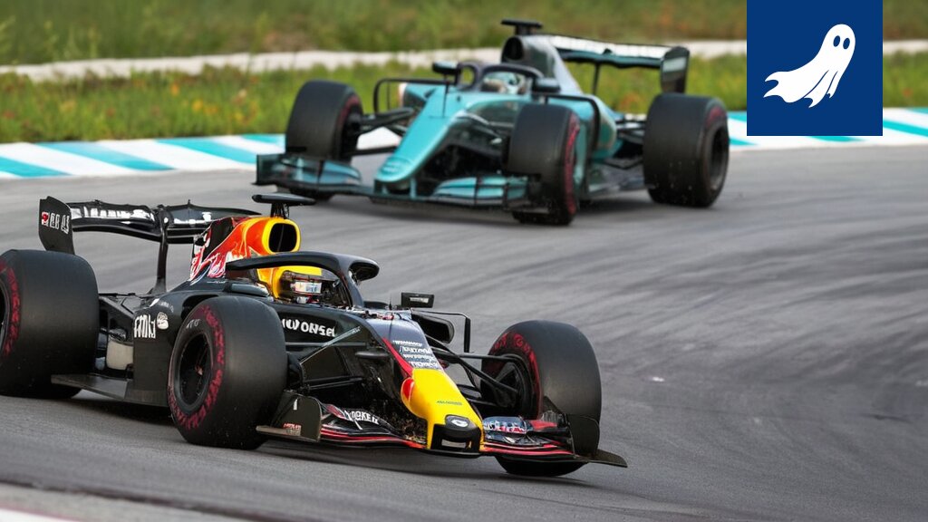 Ruandan F1-rata digitaalisena NFT-tokenina, symboloiden uutta digitaalista sijoitusmuotoa ja Max Verstappenin hikipisaroita.