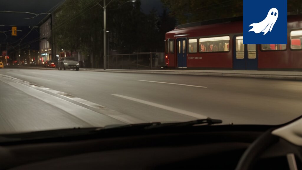 Hervannan ratikkalinjan ratkiskoilla sijaitseva mainosteline, jonka päällä on mainoksia sähköpotkulaudoista ja gluteenittomasta leivästä.