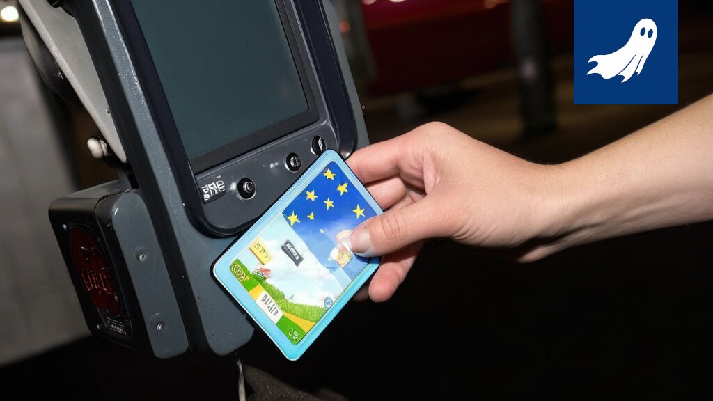 Palanut linja-auto tien varressa, symboloiden teknologian hallitsemattomuutta ja satiirista tulevaisuudenkuvaa.