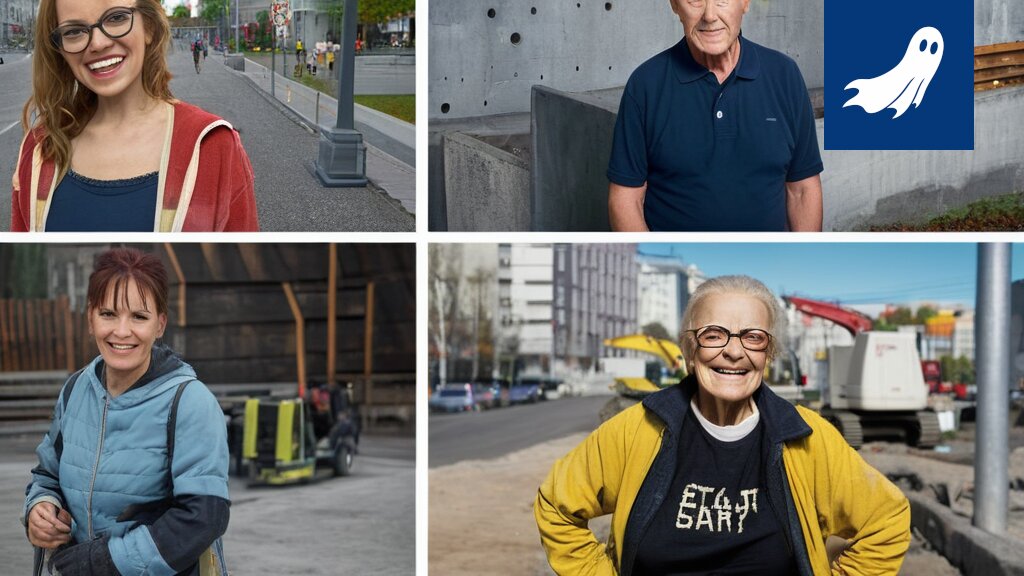 Sarjakuvamainen kuva vanhuksesta tietokoneen ääressä, symboloiden digitaalista kuolemaa ja identiteetin myyntiä.
