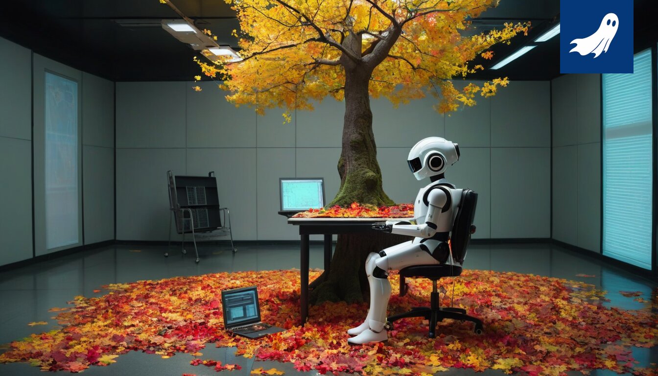 Sarjakuvamainen kuva robottikädestä, joka tarjoilee avoinna olevaa lastenkirjaa lapselle.