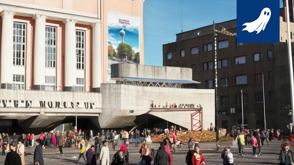 Kuva vuoden 2016 seiväshyppykilpailusta Tampereen Keskustorilla, jonka uskotaan olevan osa simulaation nollauskoodia.