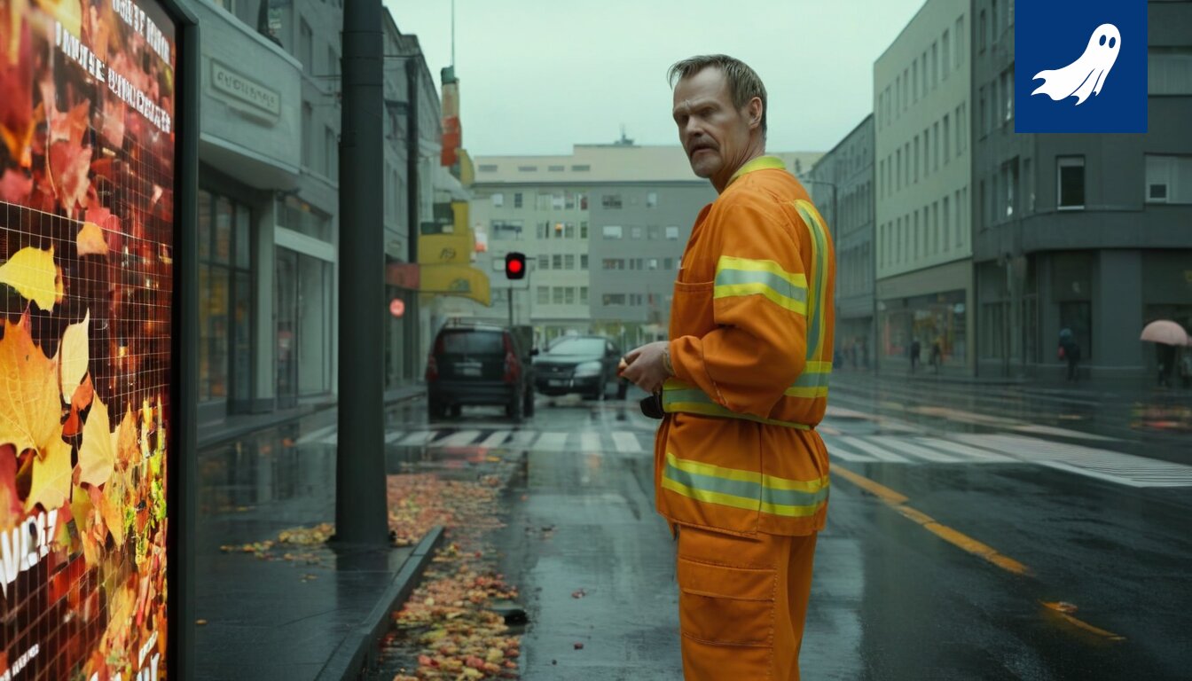 Robottien ja laskelmoinnin täyttämä sairaalaympäristö, joka kuvaa satiirisen artikkelin teemaa.