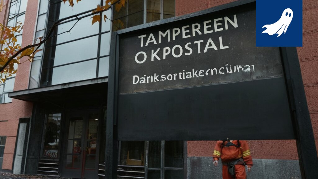 Satiirinen uutisartikkeli Sastamalan murhasta ja sen mahdollisesta yhteydestä Haamulehden toimitukseen.