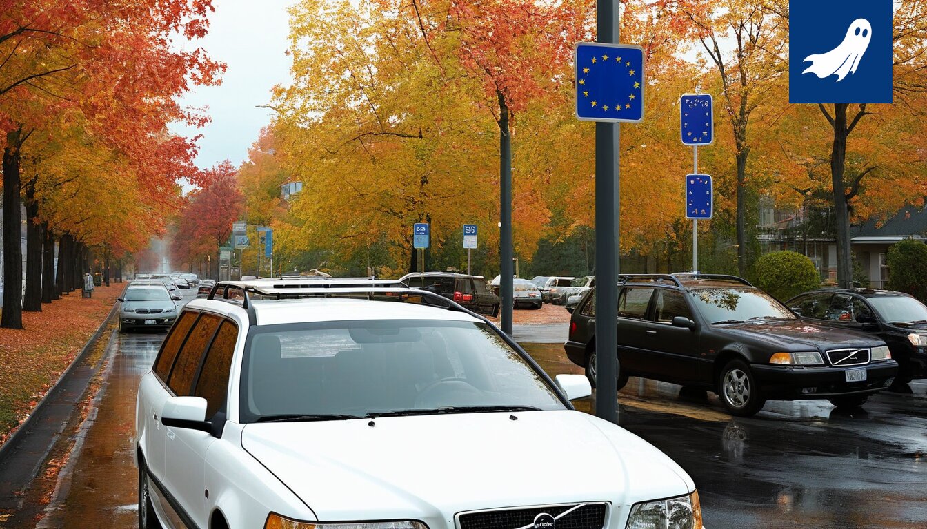 Sarjakuvamainen kuva ihmisestä, jonka päällä auto on pysäköitynä, symboloiden Taysin uutta Keho-Pysäköinti -sovellusta.