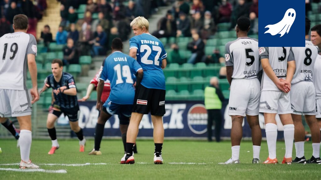 Vaasan stadionilla pelin keskeytyksen aiheuttanut VPS:n kapteeni Mika Niemi, mahdollisesti kuvakaappaus TikTok-videosta.