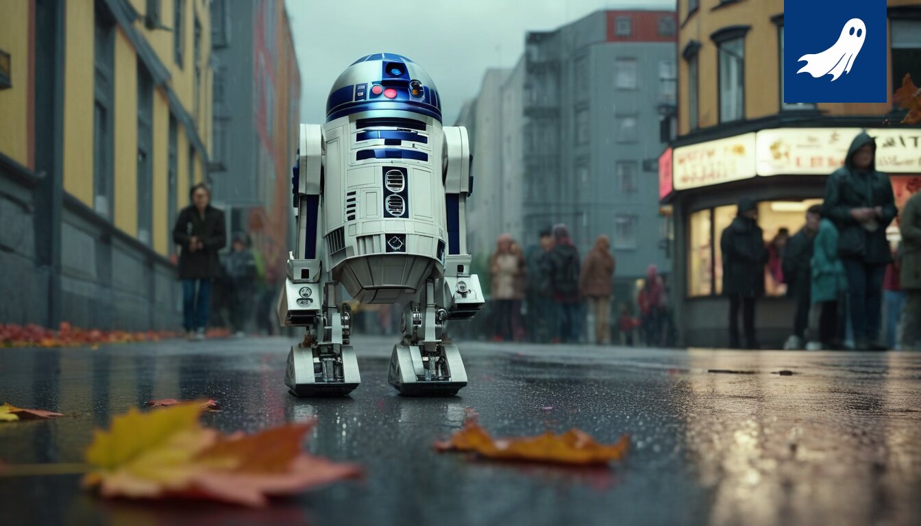 Sarjakuvamainen kuva robottibotista, joka analysoi ihmisen tunnetilaa datan avulla.