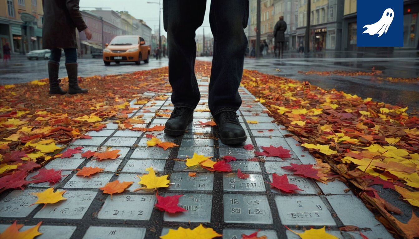 Sarjakuvamainen kuva miehestä, joka on ylikuormittunut monimutkaisista kysymyksistä ja yrittää paljastaa salaisuuden.