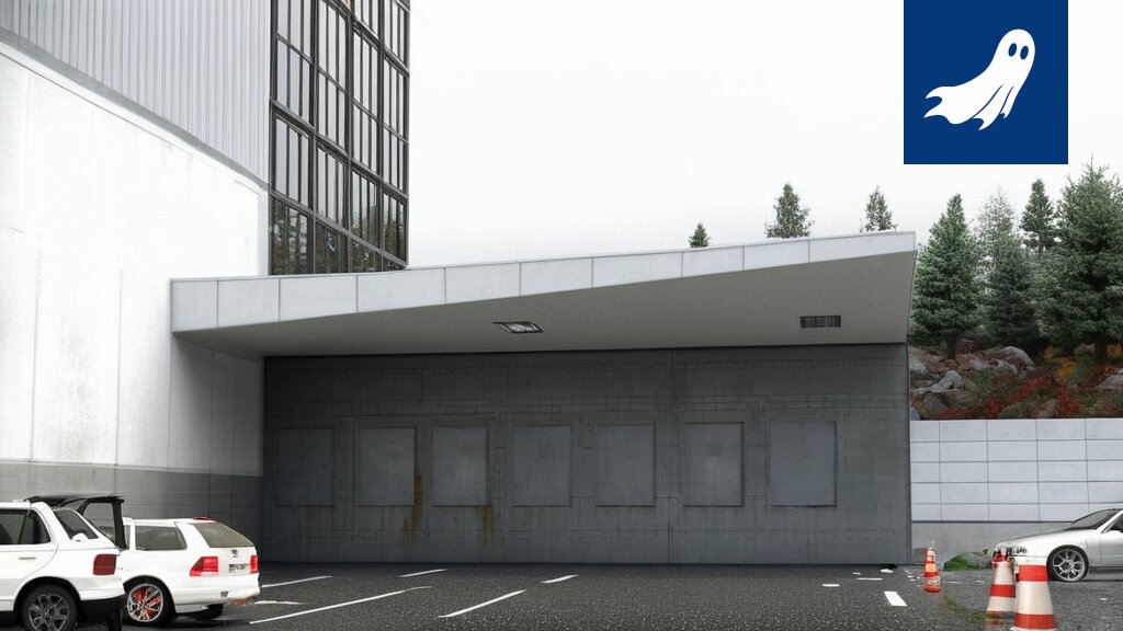 Äänieristetty työtila toimistoympäristössä, symboloiden työntekijöiden korvaamista teknologialla.