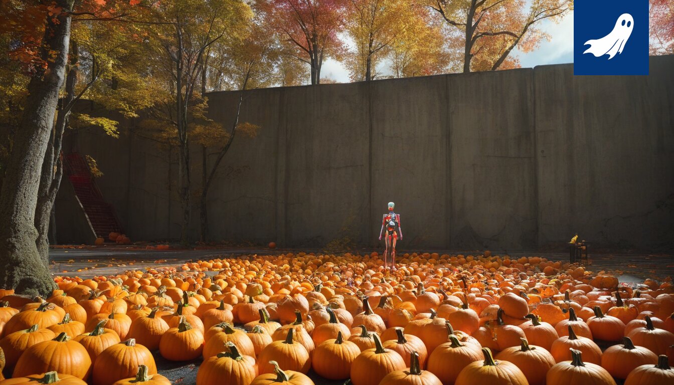 Opiskelijat testaavat Halloween-herkkuja Hervannan väestönsuojassa tekoälyn avustuksella.
