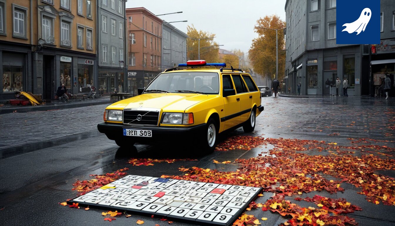Sarjakuvamainen kuva ruotsalaisesta rikosetsivästä, joka pyyhkii pois suomalaisen draaman elementtejä.
