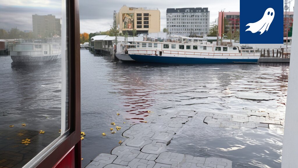 Hopealinjat kiertävät Pyhäjärveä loputtomassa kehässä, symboloiden datan ja tehokkuuden priorisointia matkailussa.