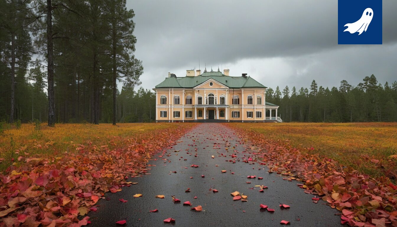 Nokian Tehdassaaren jugendlinna, jonka huoneet ilmestyvät öisin uusiin paikkoihin, symboloiden hallitsematonta kasvua.